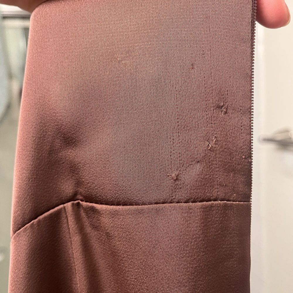 Birdy Grey - Lydia Dress - Matte Satin Chocolate Brown - Small - Picture 13 of 15